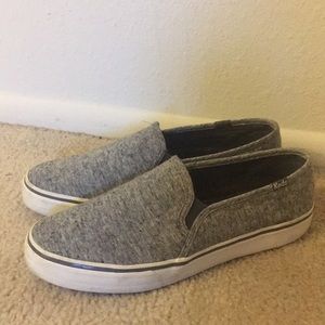 Charcoal Slip-On Keds